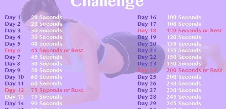 30 Day Plank Challenge