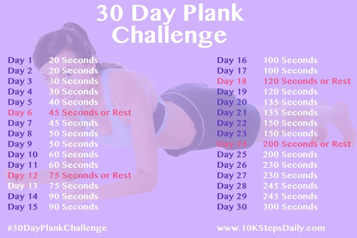 30 Day Plank Challenge