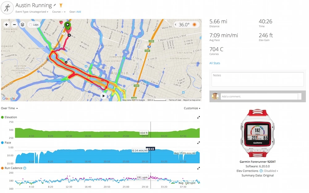 Garmin Connect Website