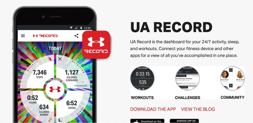 Under Armour UA Record