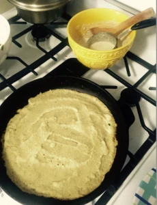 Dosa on stovetop