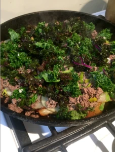 Kale skillet