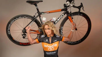 Women Cycling Trainer Intervals