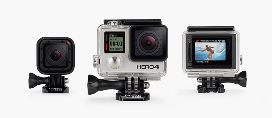 GoPro Hero 4 and HERO4 Session