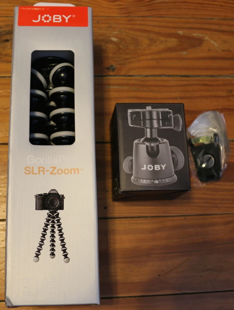 Joby Gorillapod SLR-Zoom and Ballhead 1c
