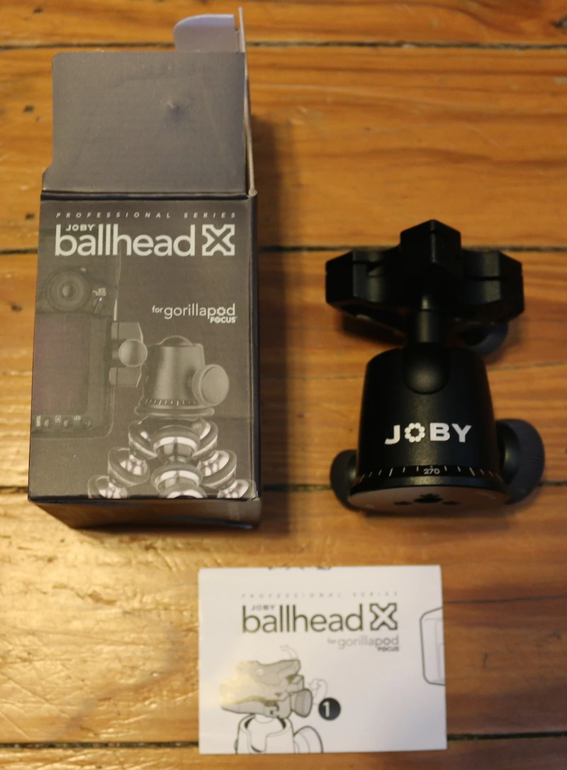 Joby Gorillapod SLR-Zoom and Ballhead 1d