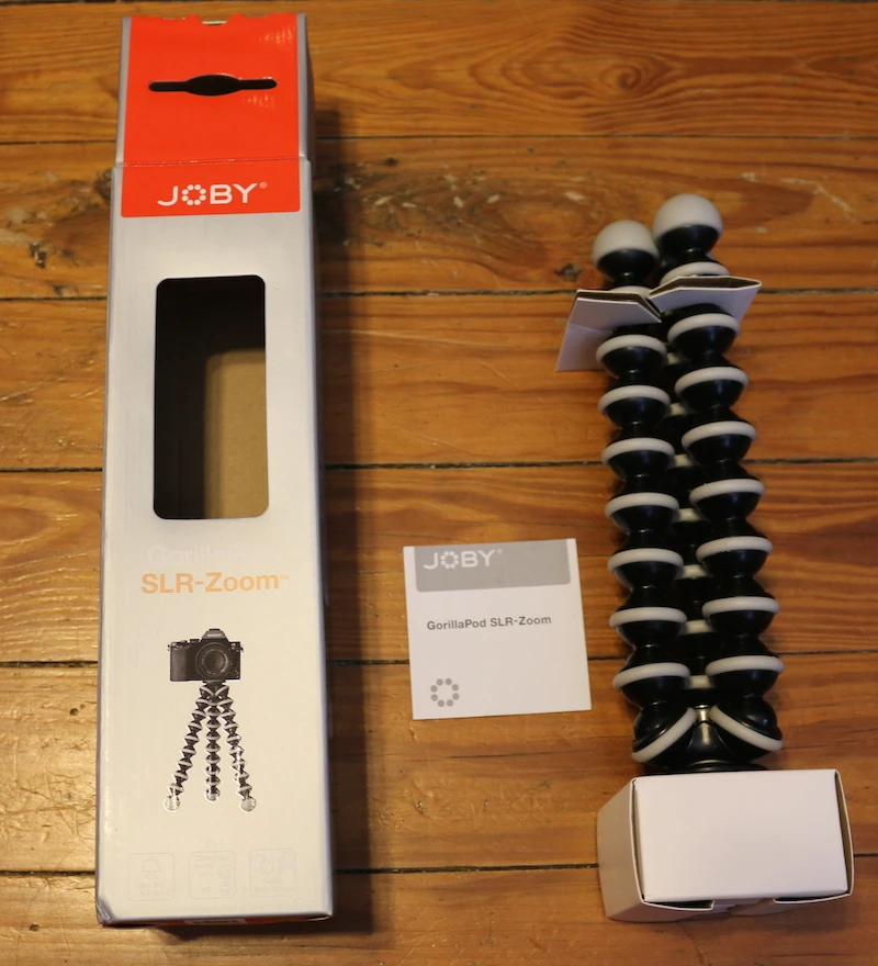 Joby Gorillapod SLR-Zoom and Ballhead 1e