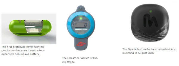 MilestonePod Evolution V3 V2 V1 Version 3 2016